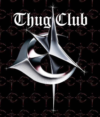 Thug Club ’Drip’ Puffer Jacket - PU Leather Opium Outerwear