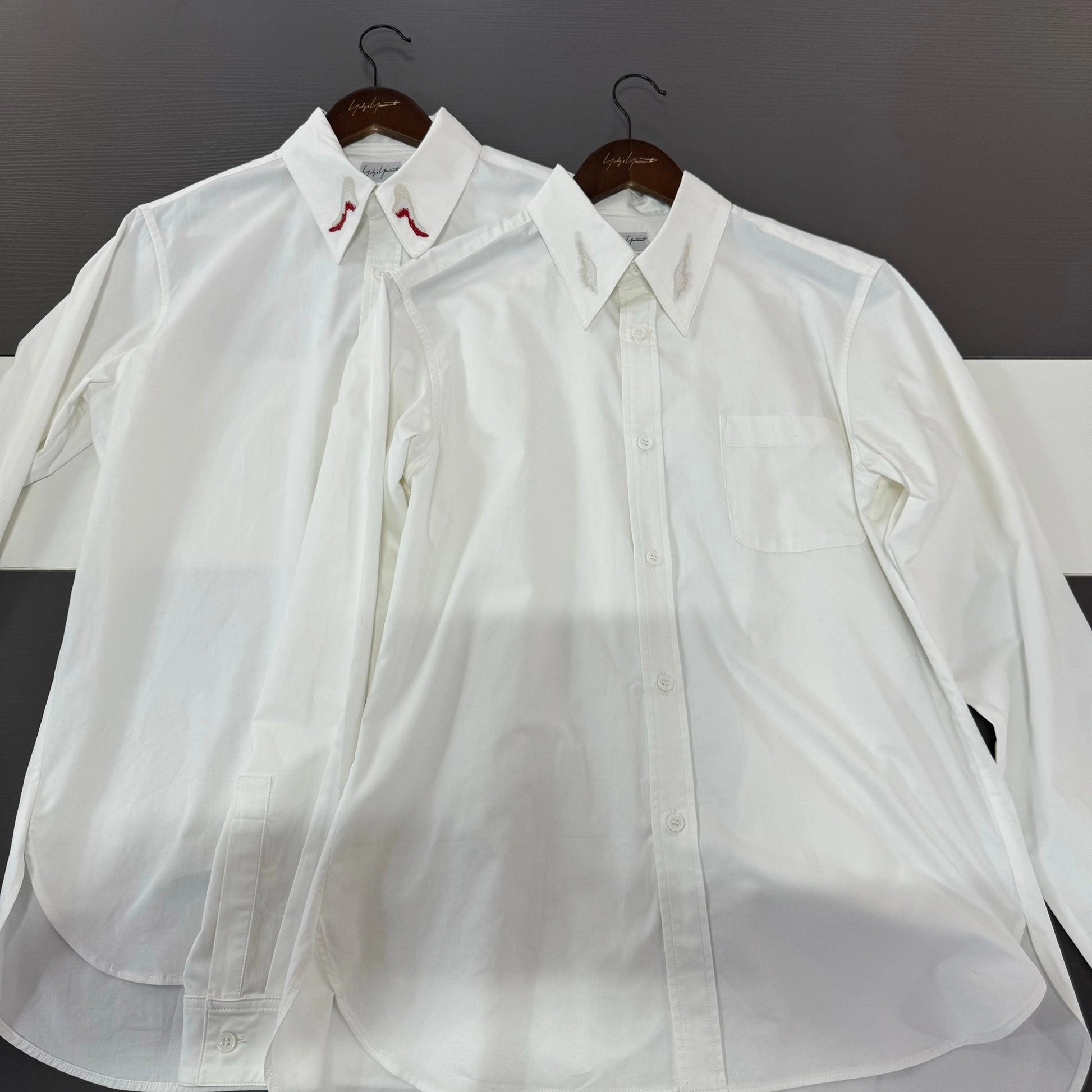 Yohji Dark Angel Wing Shirt – 02AW Archive Embroidered Design