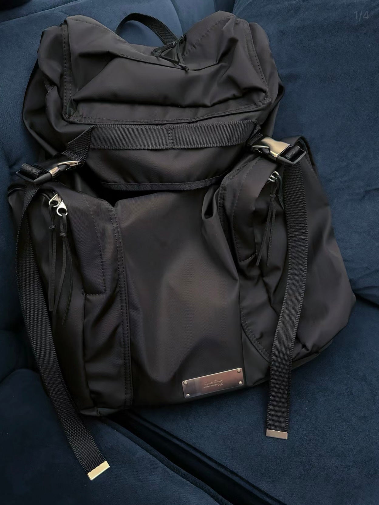 XINrEN Limited Edition Undercover Classic Nylon Parachute Backpack - Black - Nylon Black