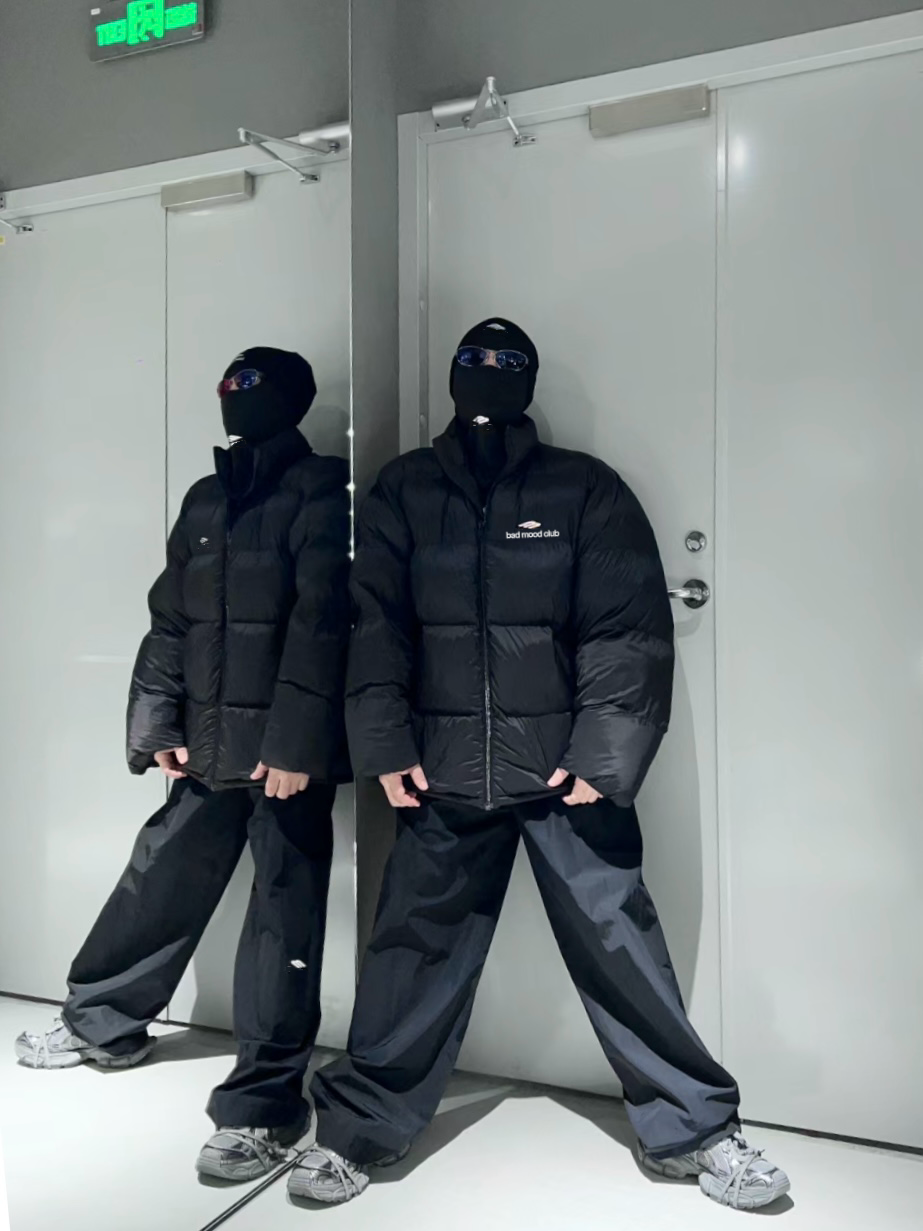 Skiwear 3M Reflective Nylon Puffer Jacket - Technical Shell Thermal Padding