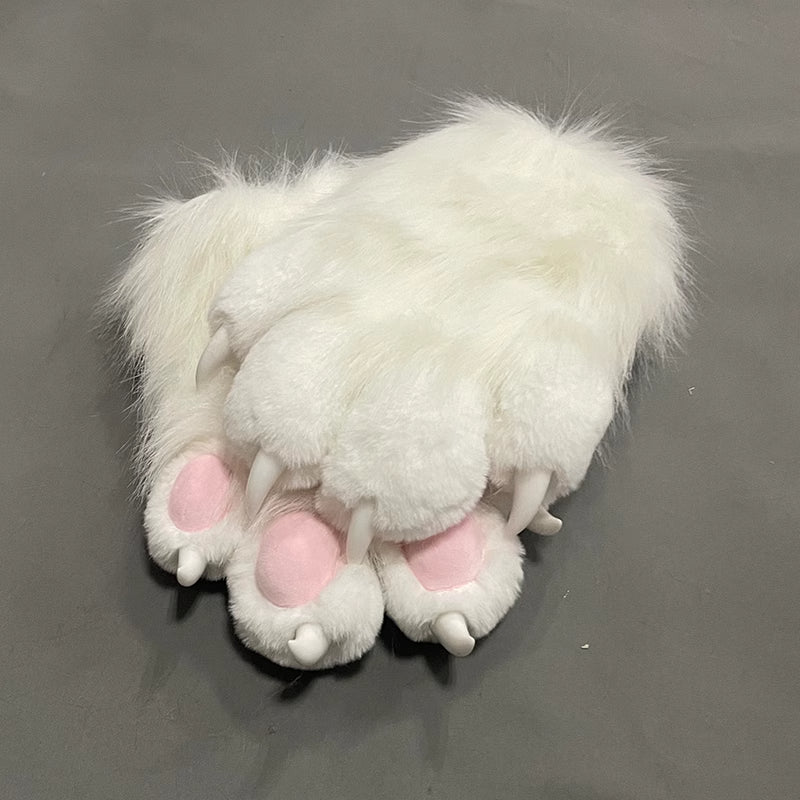 Furry Beast Claw Colored Beast Costume Claw Gloves Gloves Plush Fursuit Cosplay - Order with colors