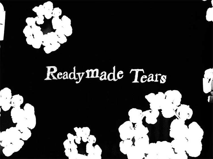 READYMADE x Denim Tears Collaboration Chanel-Style Backpack Intricate Embroidery - Black