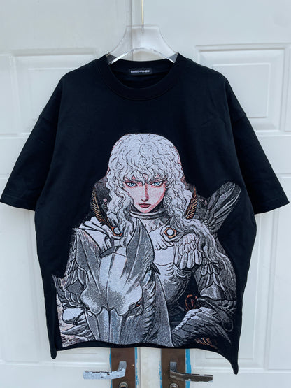 Custom Remake Griffith Berserk Anime Graphic Short Sleeve Tee – Limited Edition