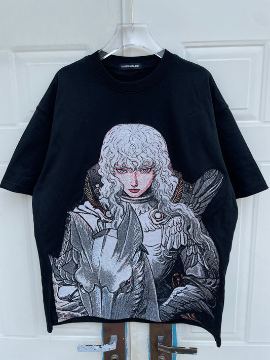 Custom Remake Griffith Berserk Anime Graphic Short Sleeve Tee – Limited Edition - Donclickin