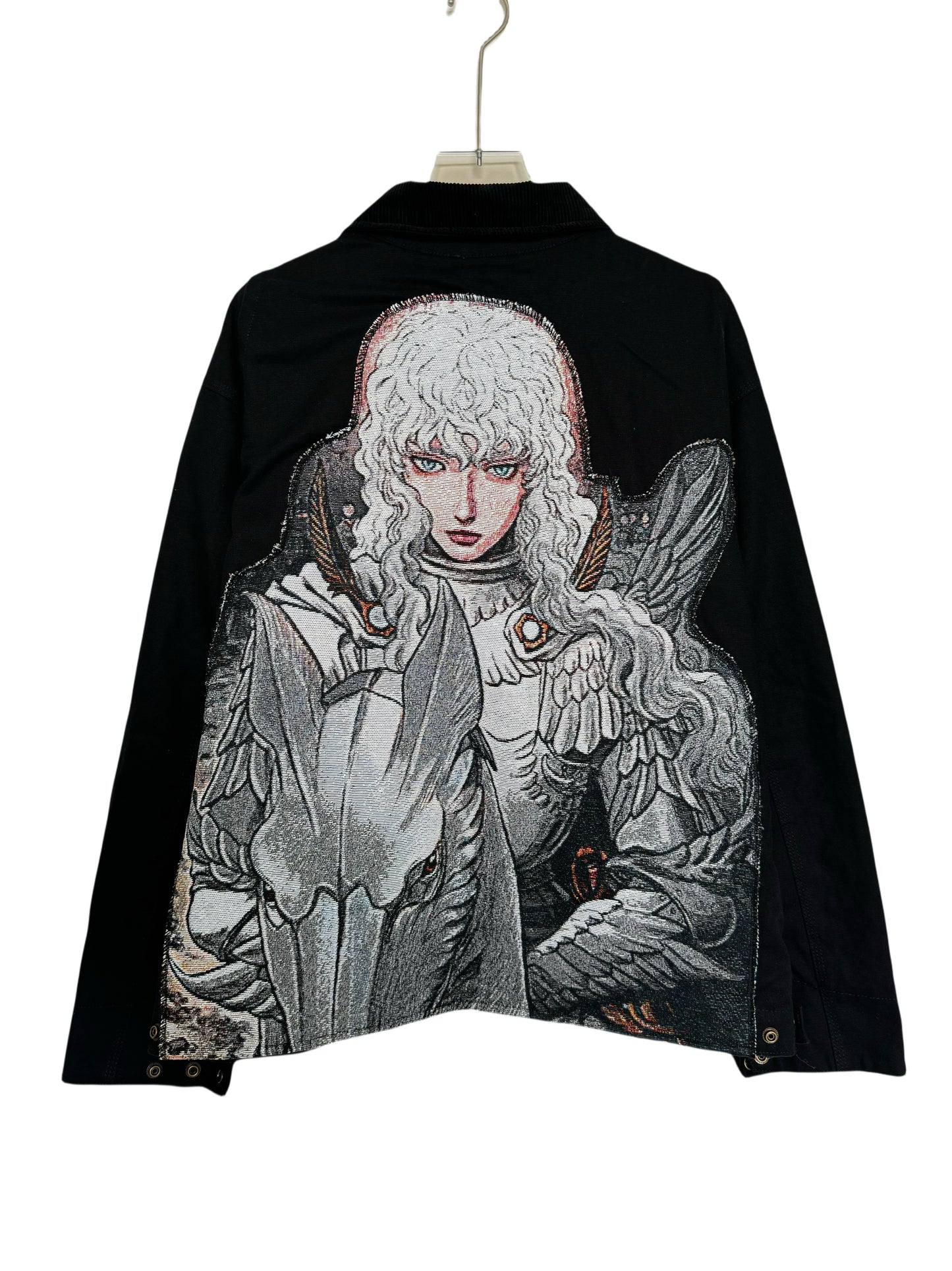 Berserk Griffith "White Hawk" Custom J01 Jacket - Remade Vintage Workwear - donclickin