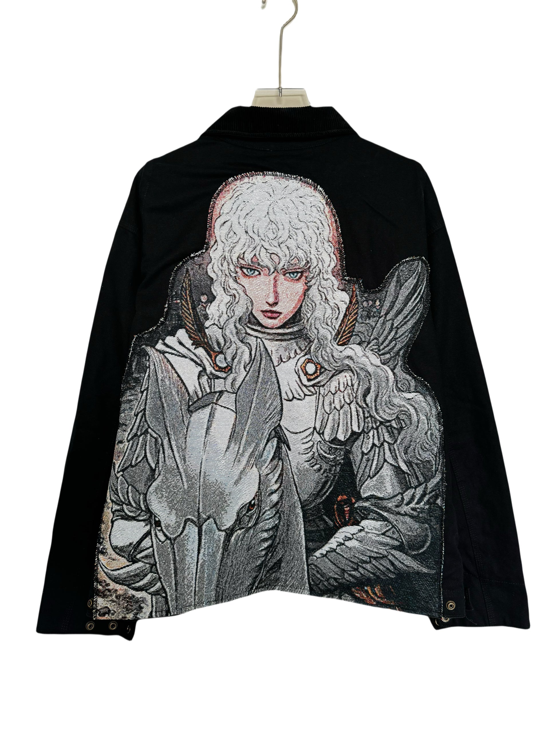 Berserk Griffith "White Hawk" Custom J01 Jacket - Remade Vintage Workwear - donclickin