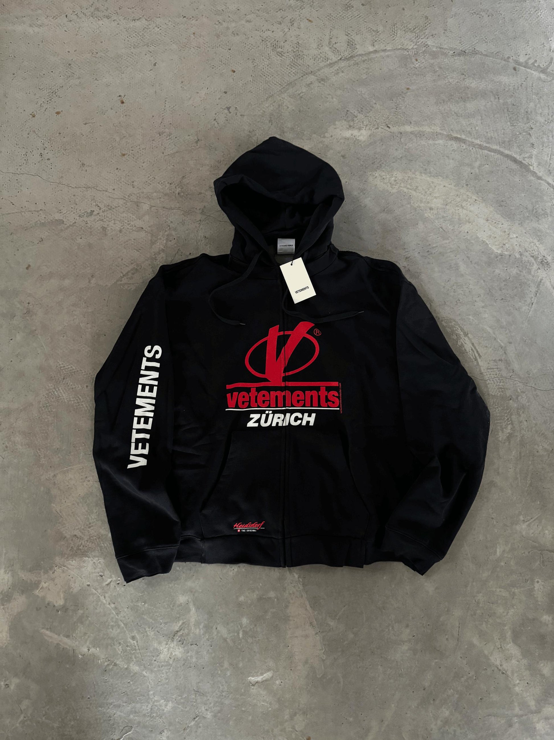 Vetements 18AW Zip Print Pullover Hoodie Sweatshirt Playboi Carti Edition