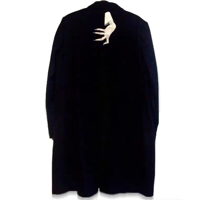 UNDERCOVER Takahashi UC15FW Ghost Hand Print -Dark Wool Coat Outerwear