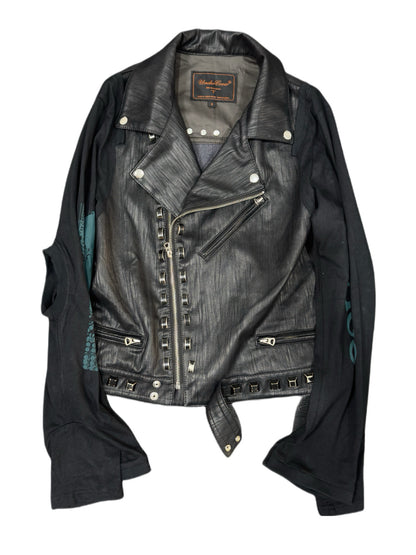 UNDERCOVER 06SS ’T’ Collection: Archive Studded Deconstructed Leather Jacket