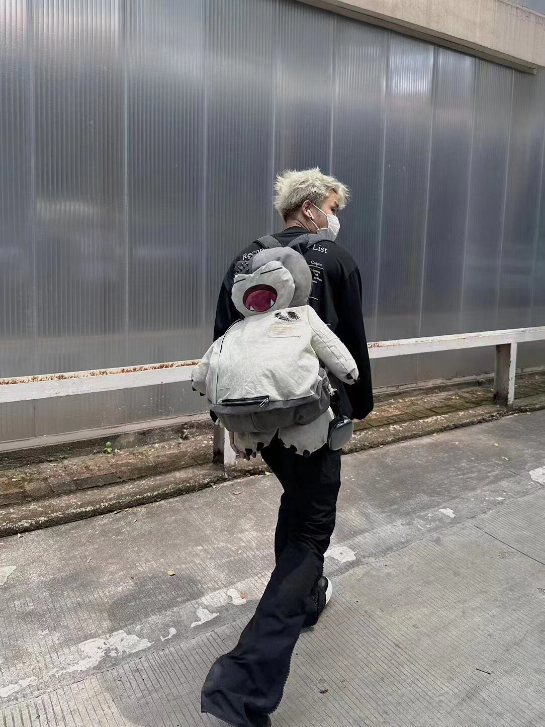 Snorlax Graphic Canvas Tote Bag - Anime Streetwear - SNORLAX