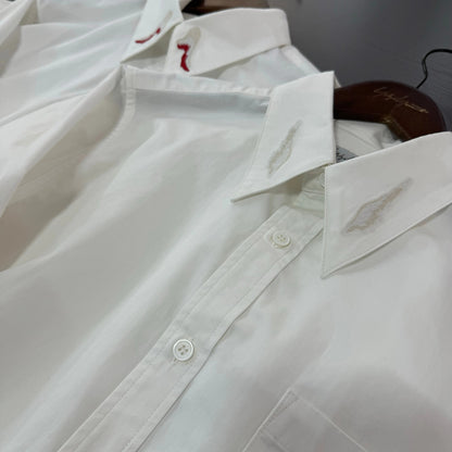 Yohji Dark Angel Wing Shirt – 02AW Archive Embroidered Design