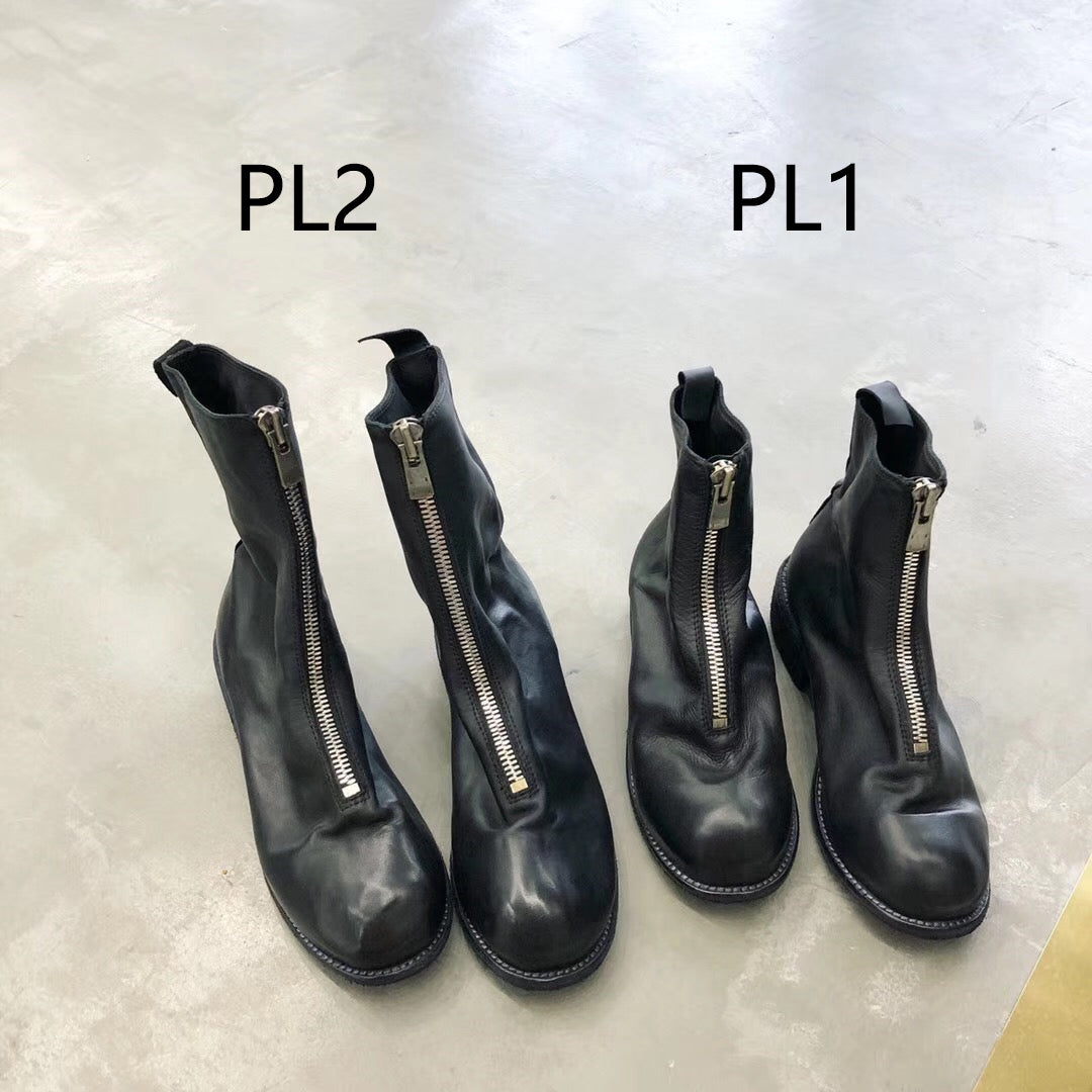 310 Horse Leather Origin Guidi Front Zip Ankle Boots – Short Boots for Women - pl2