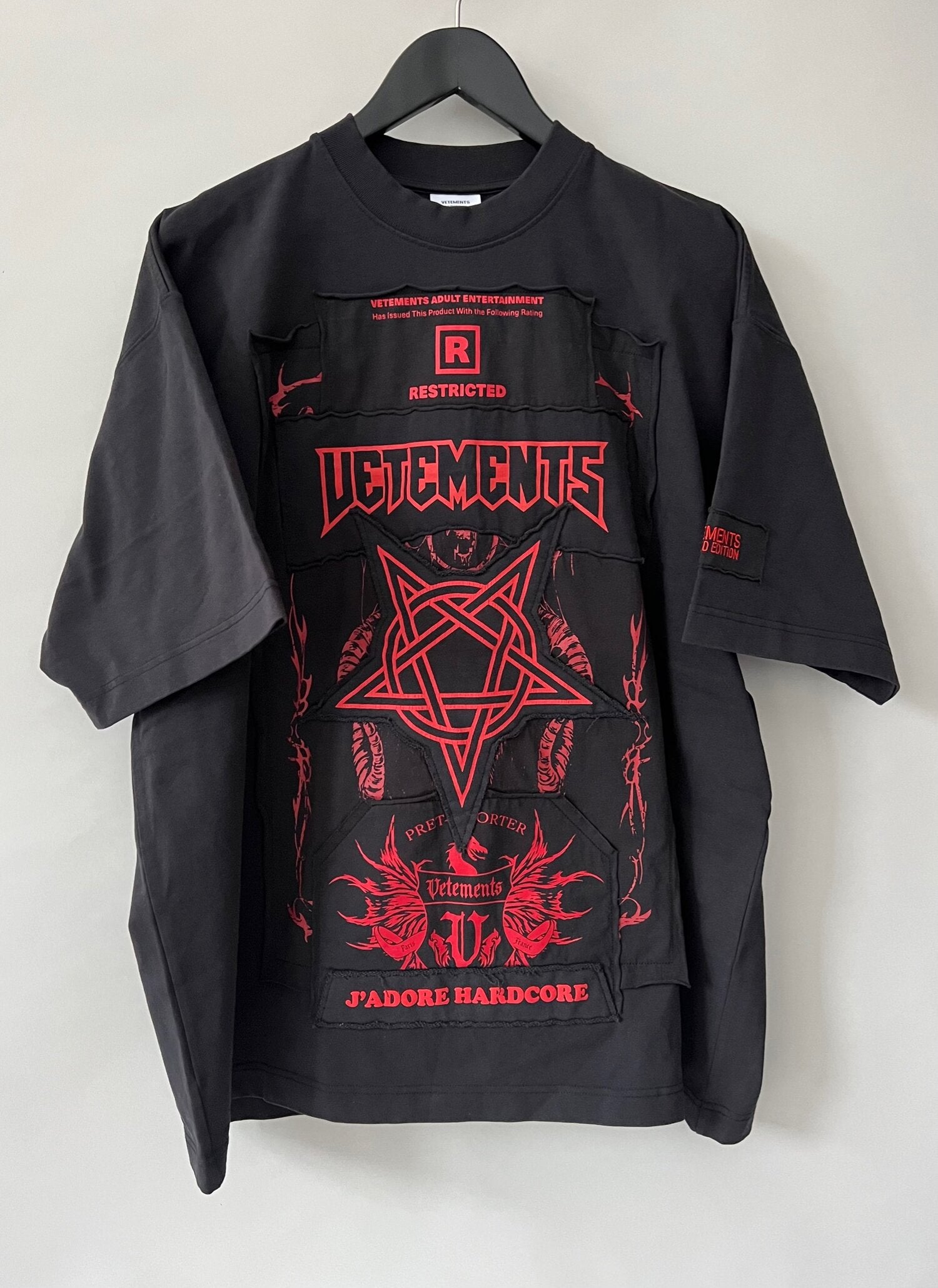 Vetements Adone Hardcore Short-Sleeve T-Shirt Playboi Carti Edition