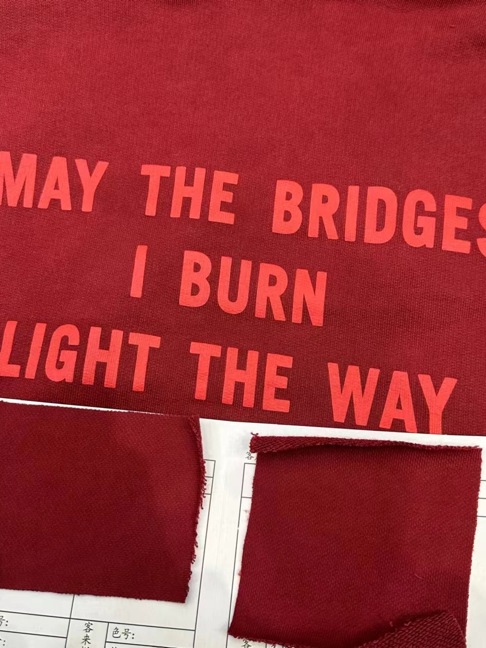 Revised VTM 17SS ’Bridges I Burn’ Zip Hoodie - Ultra Heavyweight Hoodie
