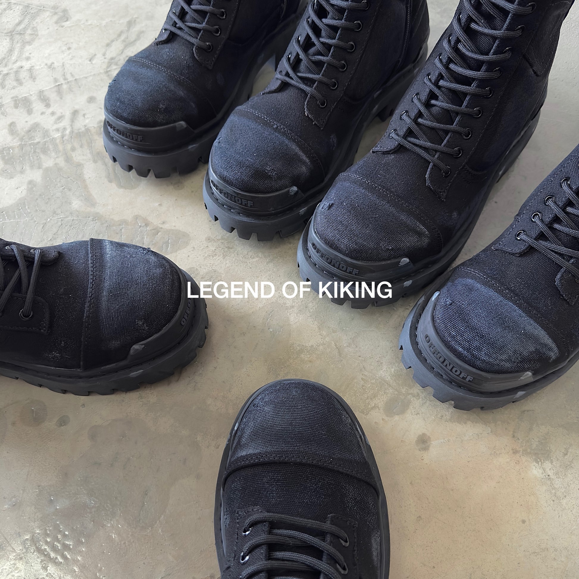 DEMNA Runway Distressed Handmade Parisian Ankle Combat Martin Boots