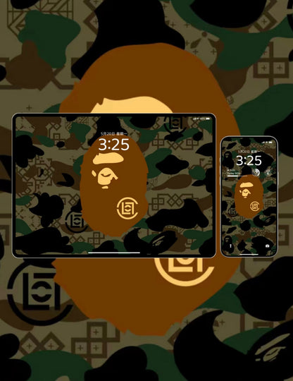 BAPE TYPE 4 BAPEX Ape Power Quartz Watch - Daytona-Style Chronograph