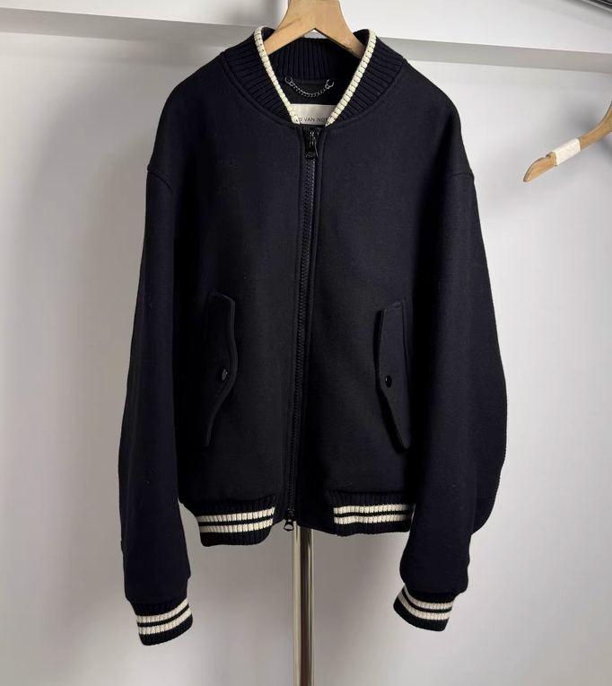 Dries Van Noten Wool Bomber Jacket