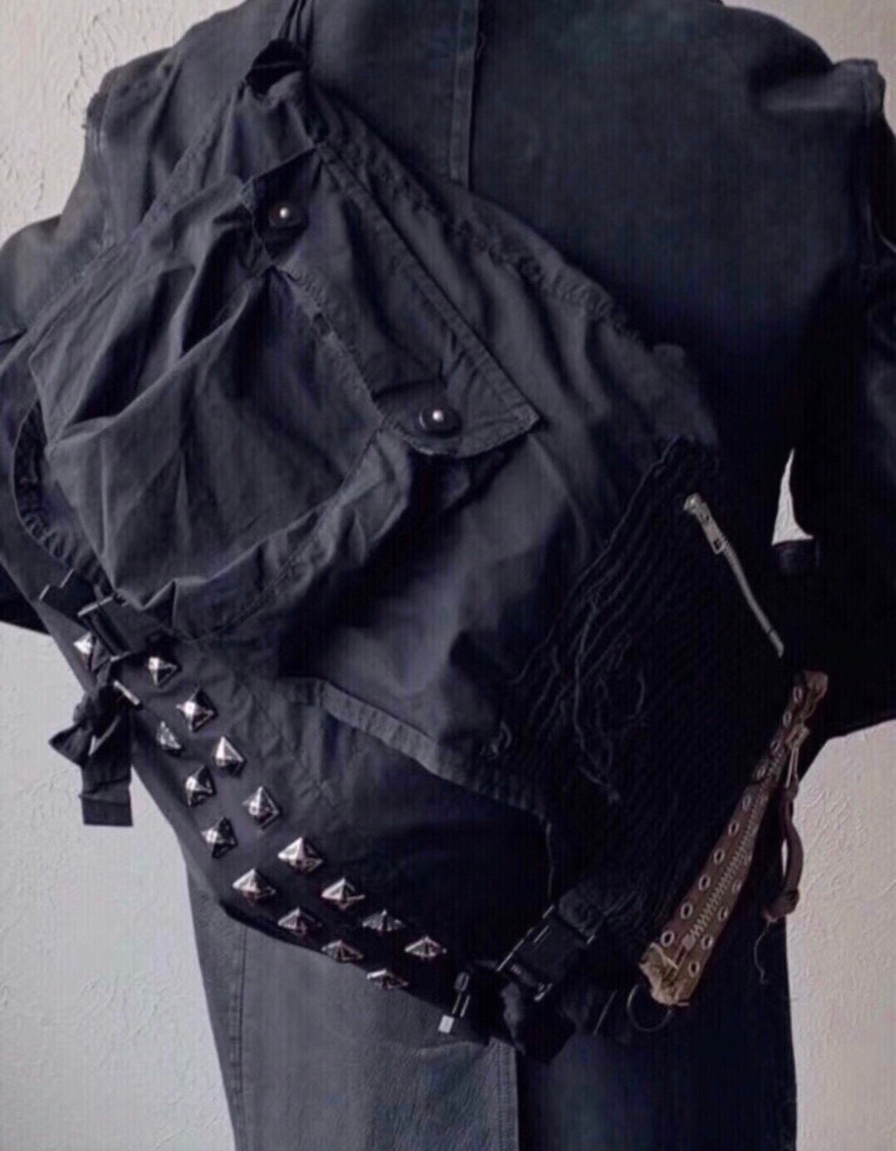 Undercover Studded Crossbody Bag from 06SS Collection - Black