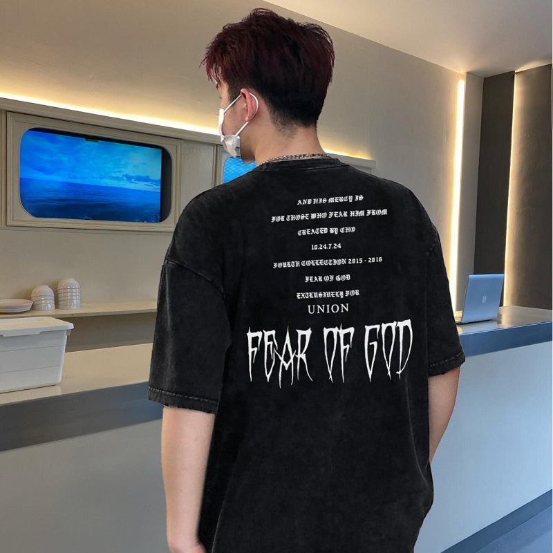 FOG Heavyweight Cotton Washed Vintage Short Sleeve T-Shirt