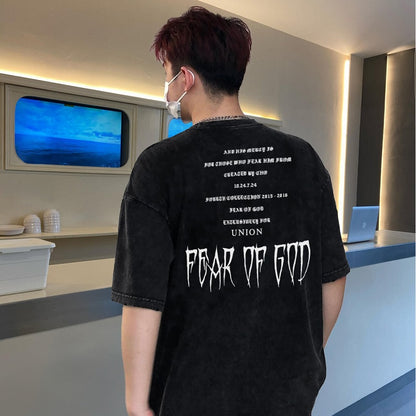 FOG Heavyweight Cotton Washed Vintage Short Sleeve T-Shirt