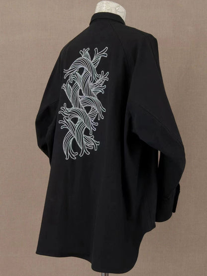 Christopher Nemeth Vintage Knot Shirt Unisex Long Sleeve Outerwear