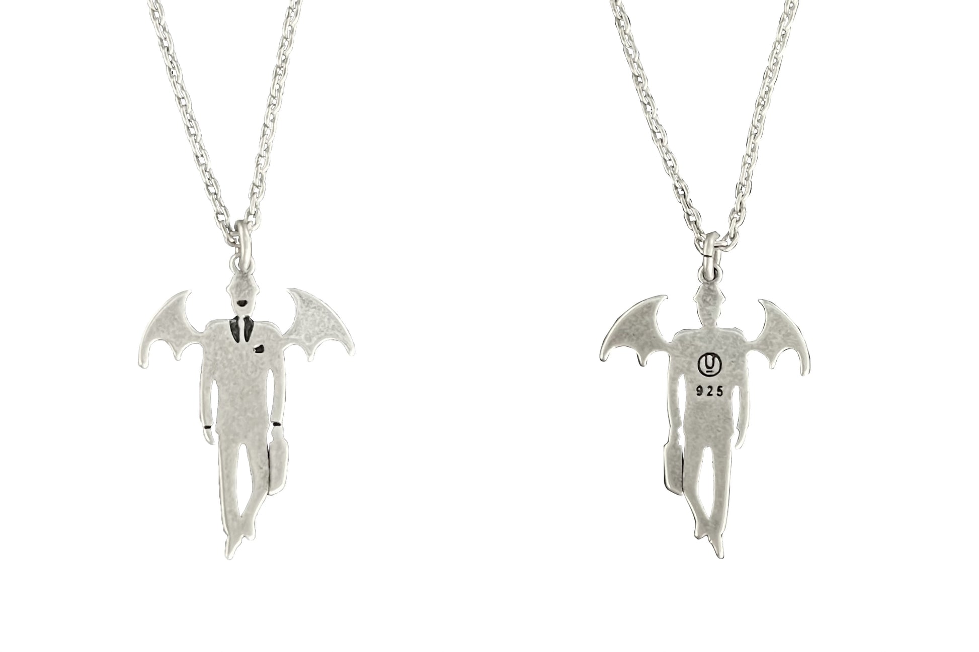UNDERCOVER AW02 ’Vampire’ Pendant Necklace - 925 Silver Demon Talisman