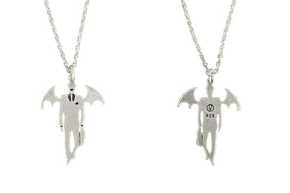 UNDERCOVER AW02 ’Vampire’ Pendant Necklace - 925 Silver Demon Talisman