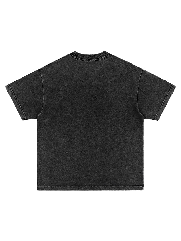 Revised Vintage Washed Death Note Tee - Light Yagami Oversized Shirt  
