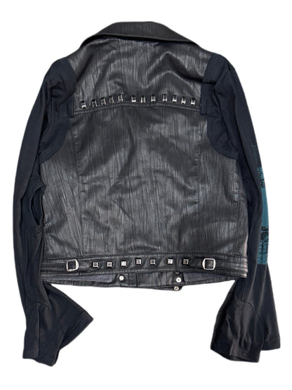 UNDERCOVER 06SS ’T’ Collection: Archive Studded Deconstructed Leather Jacket