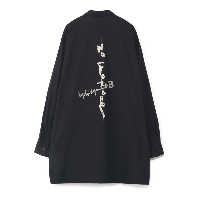 Yohji Yamamoto Dark ’NO FUTURE’ Print Edition Shirt Unisex Couple’s