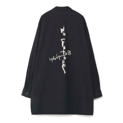 Yohji Yamamoto Dark ’NO FUTURE’ Print Edition Shirt Unisex Couple’s