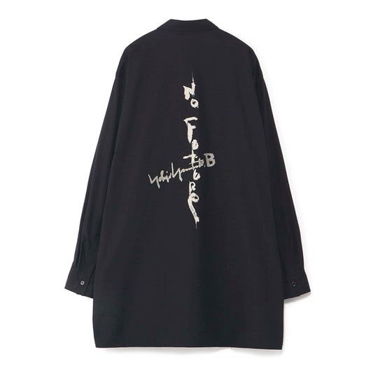 Yohji Yamamoto Dark ’NO FUTURE’ Print Edition Shirt Unisex Couple’s