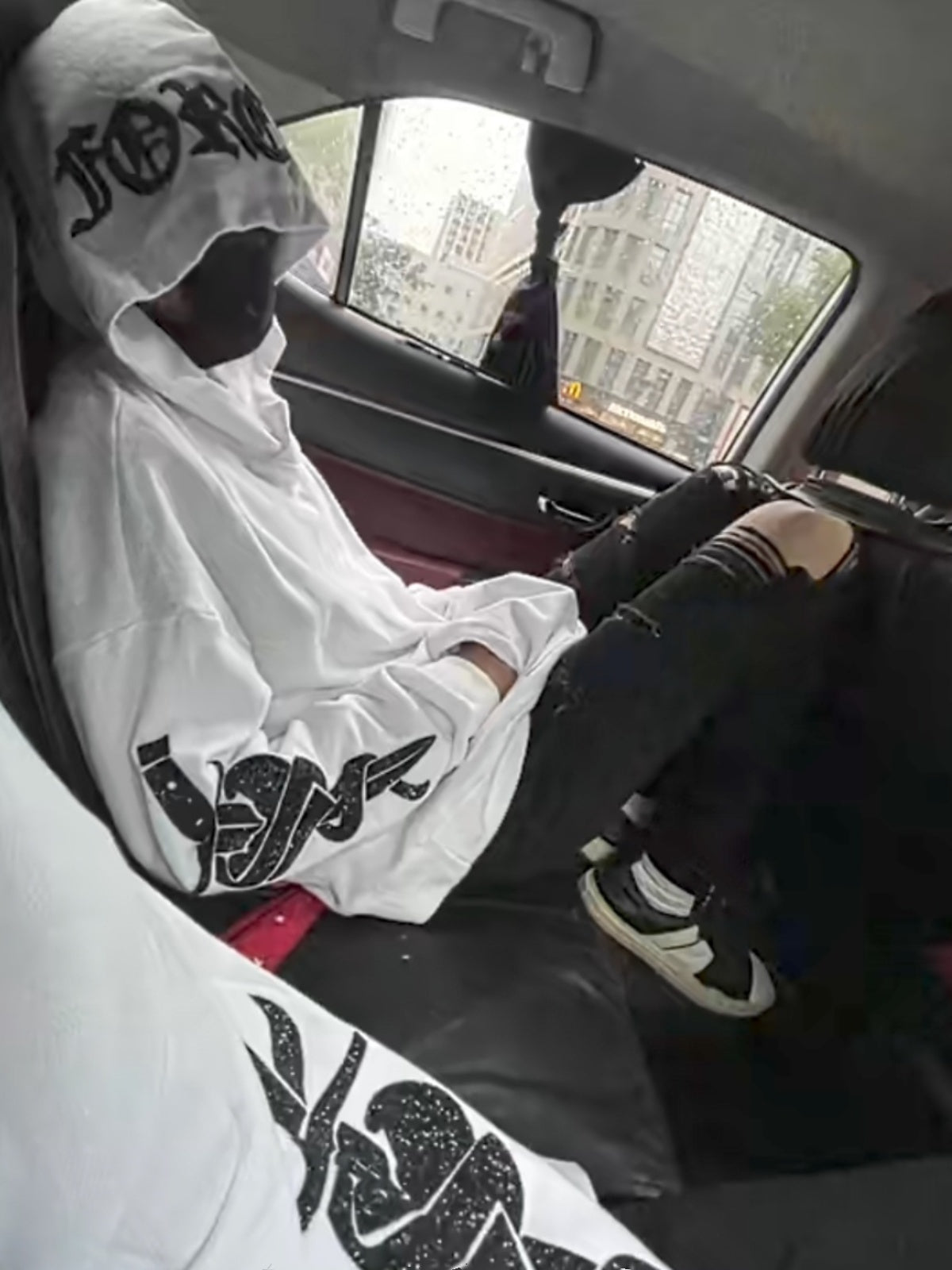 Amiri Sword Hoodie High Street Embroidery Heavyweight Sequin Detail