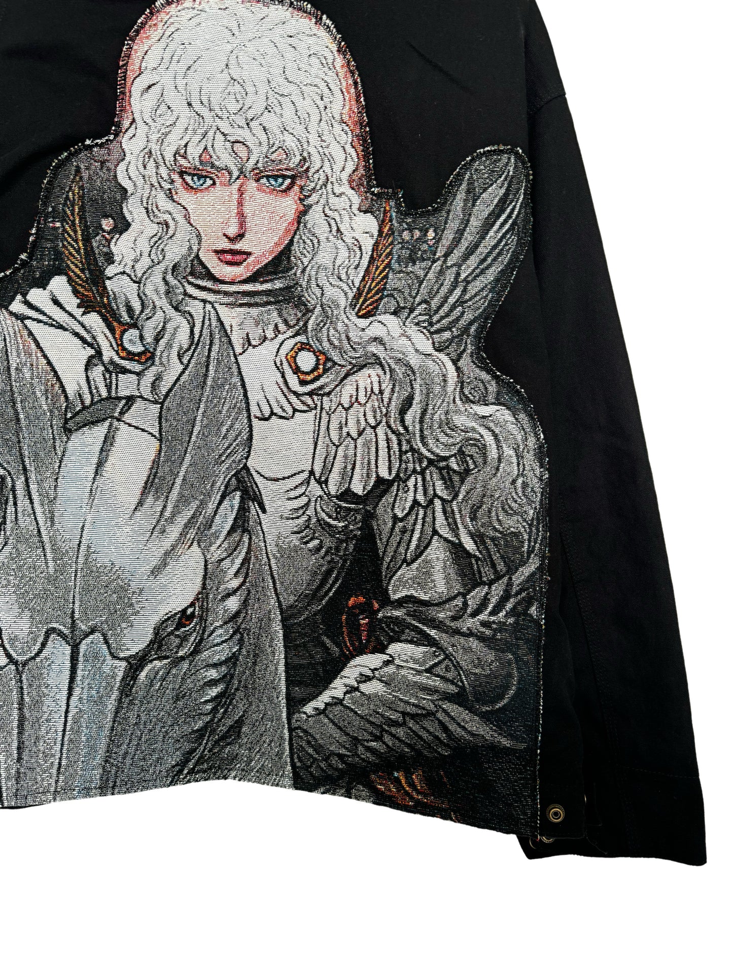 Berserk Griffith "White Hawk" Custom J01 Jacket - Remade Vintage Workwear - donclickin