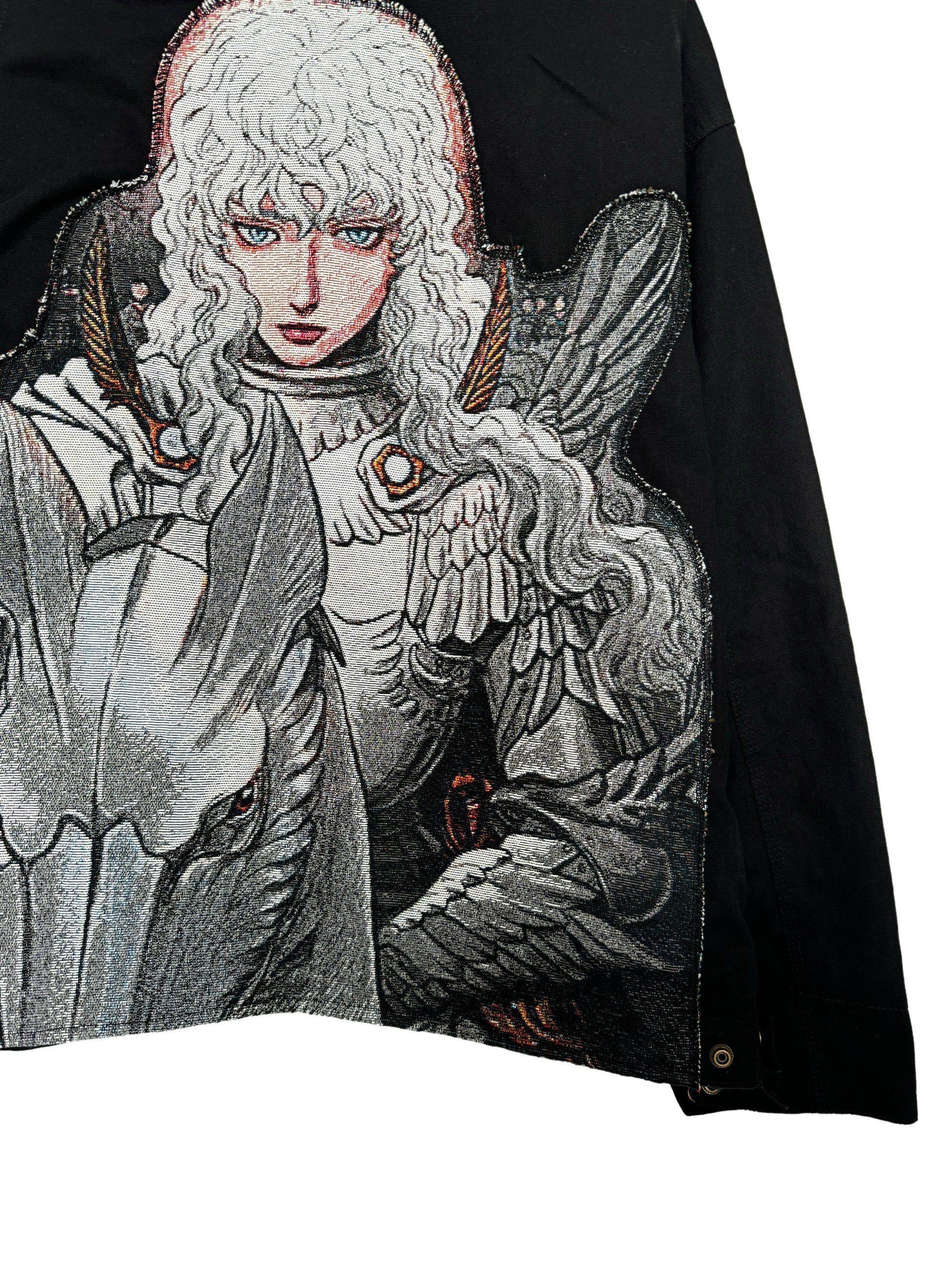 Berserk Griffith "White Hawk" Custom J01 Jacket - Remade Vintage Workwear - donclickin