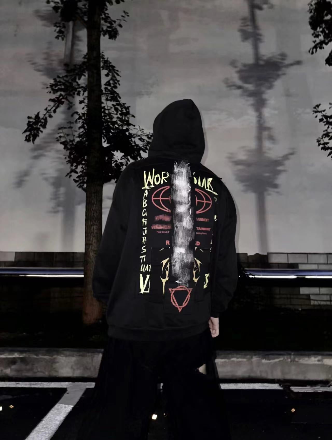 Vetements Adone Hardcore Embroidered Patch Hoodie Heavyweight Playboi - Size avaliable S M L