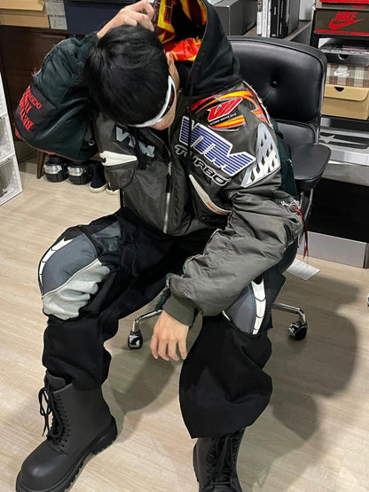 Revised Vetements x Alpha AW18 Racing Bomber Jacket - 3D Silicone 