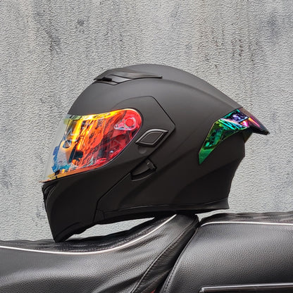 Mecha / 3C DOT Full Face Dual Visors Unisex /Bluetooth Motorcycle Helmet