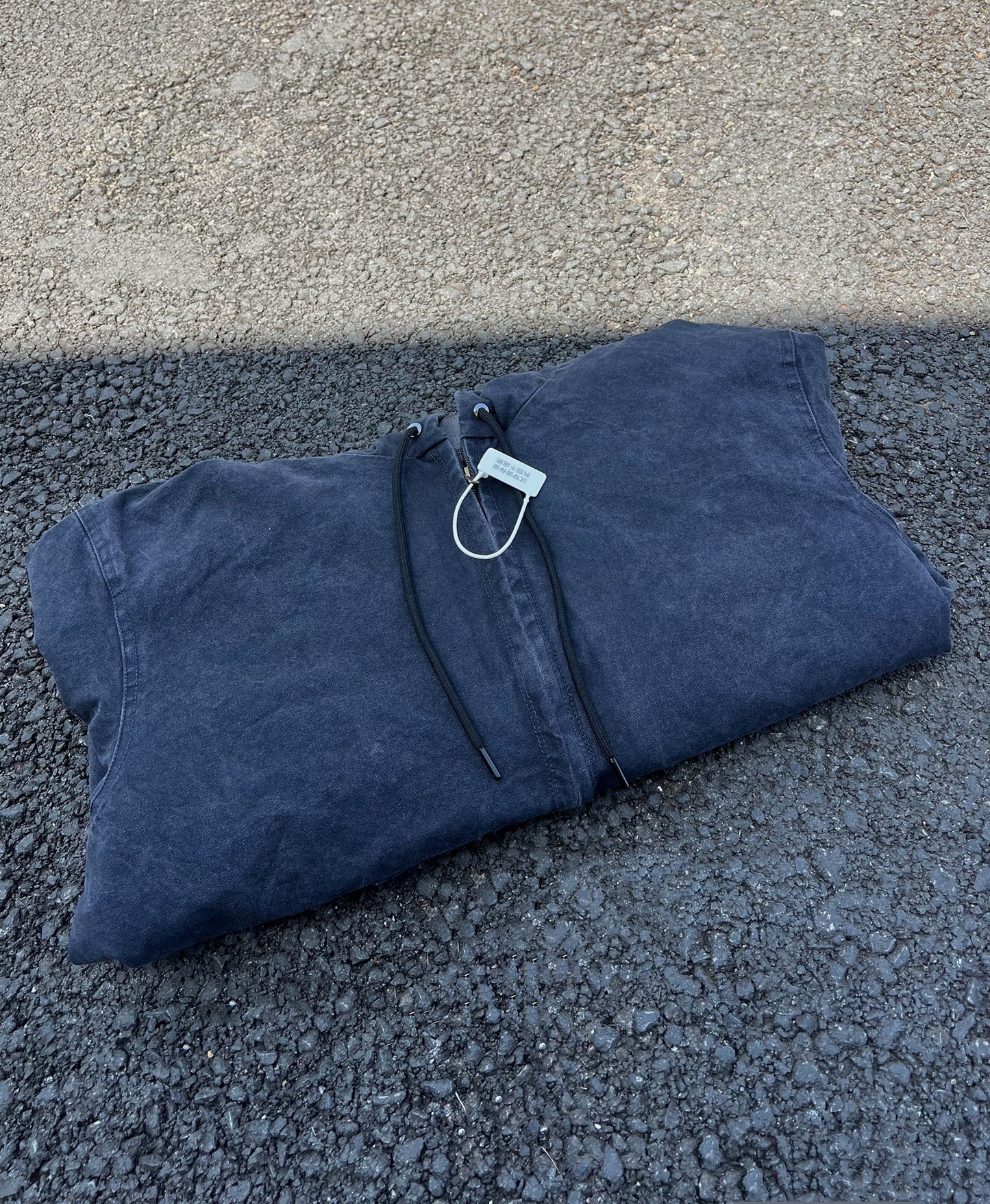 J130 Heavyweight Vintage Washed Hooded Jacket Unisex Retro Outerwear