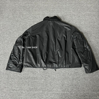 Our Legacy Plush Short Jacket Outerwear Faux Fur Collared Thickened