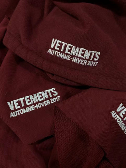 Revised VTM 17SS ’Bridges I Burn’ Zip Hoodie - Ultra Heavyweight Hoodie