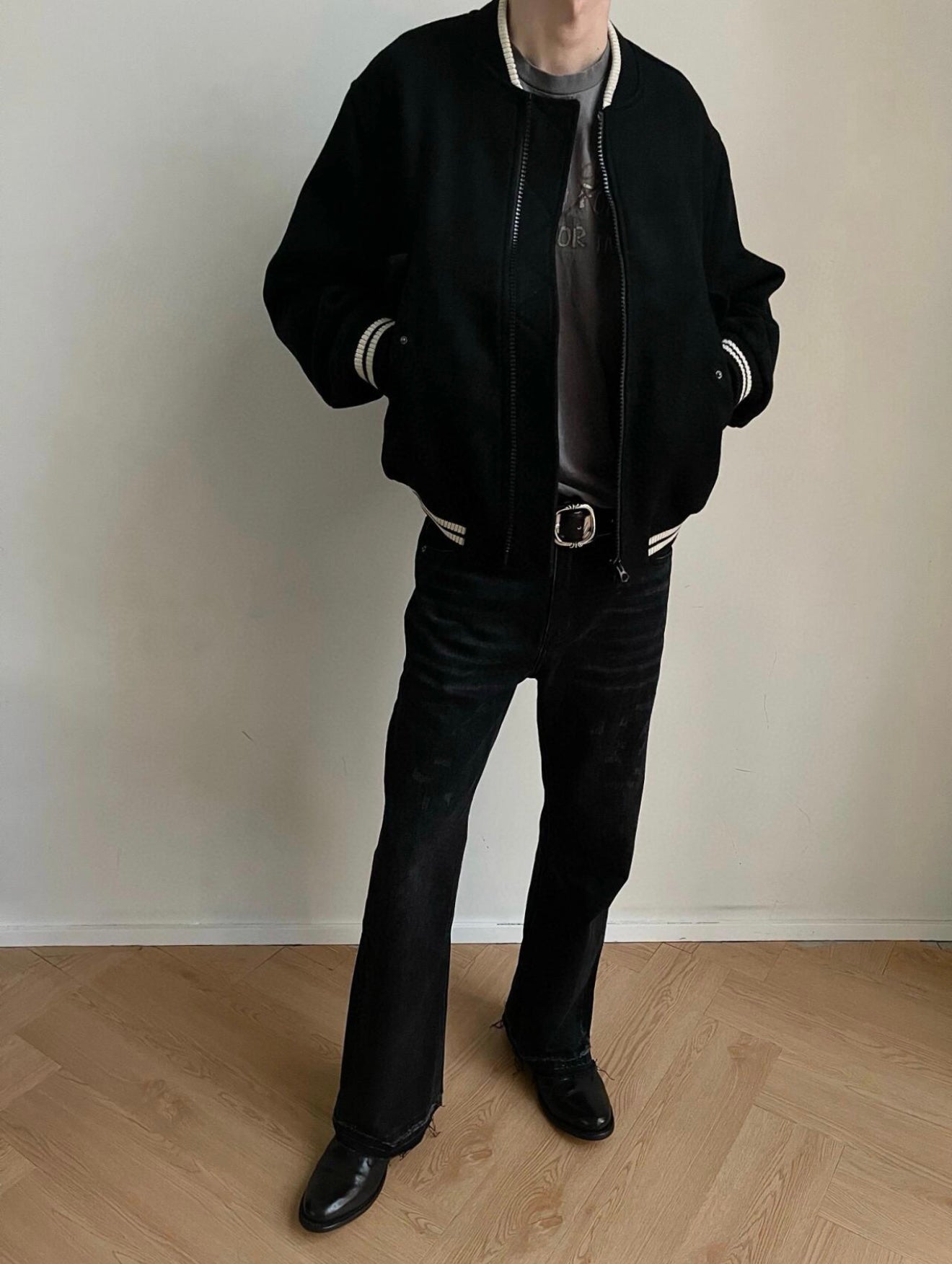 Dries Van Noten Wool Bomber Jacket