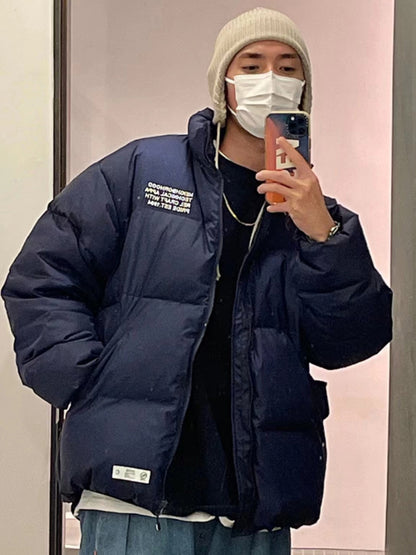 NEIGHBORHOOD Jacket Embroidered Casual Down Long-Sleeve 90% Down Coats