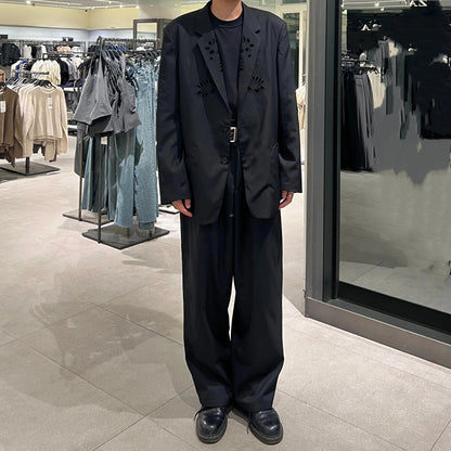 Yohji Yamamoto Archive Masterpiece ’Flowers and Youth’ Sakura Cutout Wool Blazer