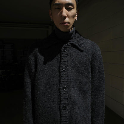 OUR LEGACY 23FW Wool Blend Pilled Knit Cardigan Jacket Unisex Cleanfit