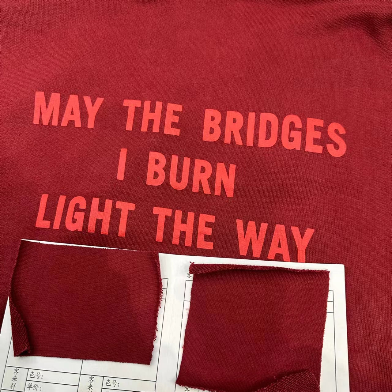 Revised VTM 17SS ’Bridges I Burn’ Zip Hoodie - Ultra Heavyweight Hoodie
