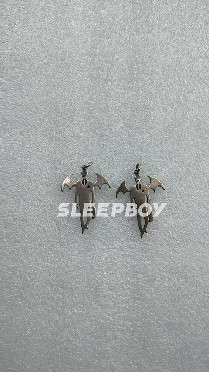 UNDERCOVER AW02 ’Vampire’ Pendant Necklace - 925 Silver Demon Talisman