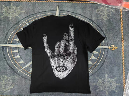 Revenge 24SS God’s Eye Puffy Print Short-Sleeve T-Shirt