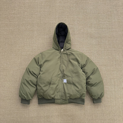 Carhartt Quilted Puffer Jacket - Waterproof Insulated Parka - Green