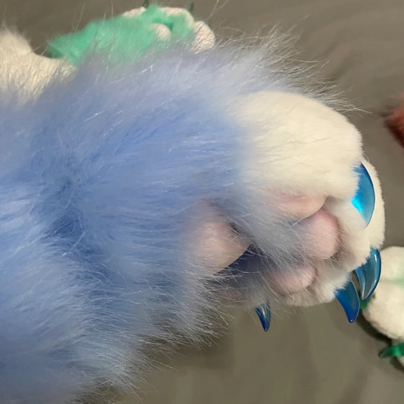 Furry Beast Claw Colored Beast Costume Claw Gloves Gloves Plush Fursuit Cosplay - Order with colors